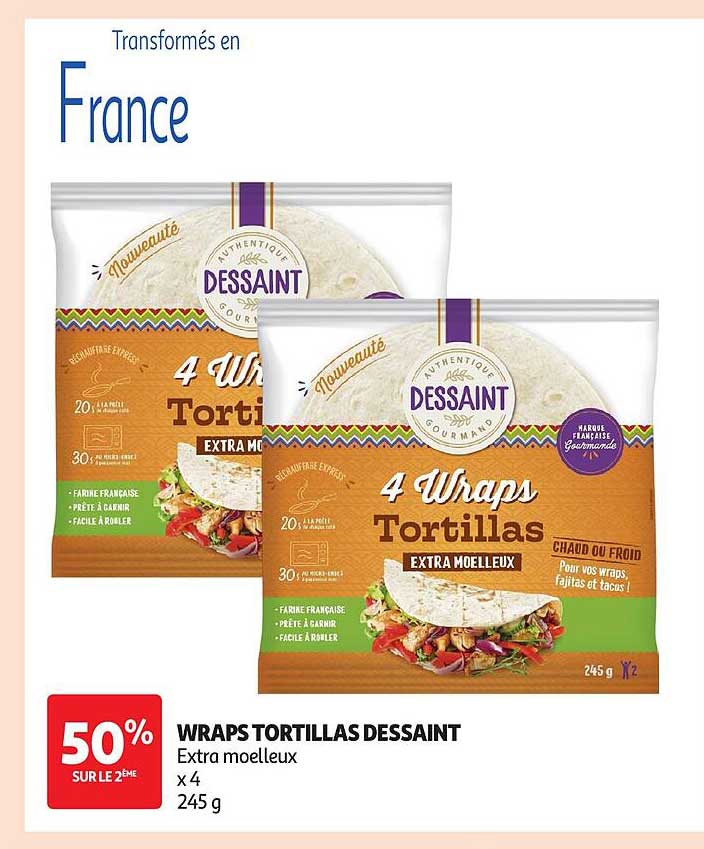 WRAPS TORTILLAS DESSAINT