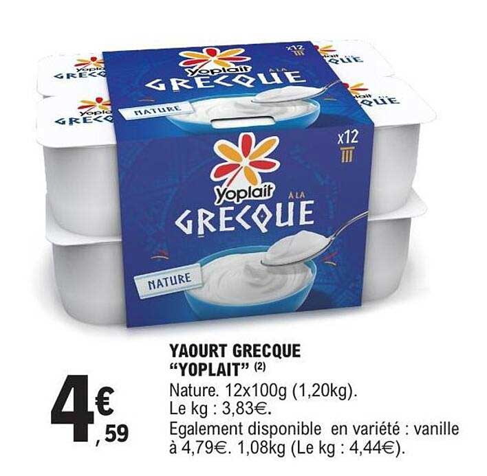 YAOURT GREQUE “YOPLAIT” (2)