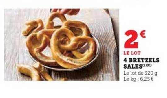 4 BRETZELS SALÉS