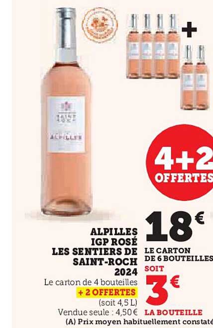 ALPILLES IGP ROSÉ LES SENTIERS DE SAINT-ROCH 2024