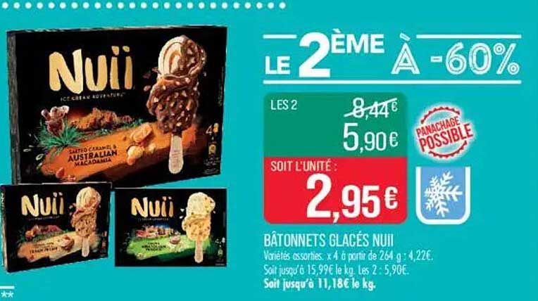 BATONNETS GLACES NUII