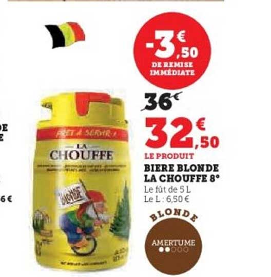 Biere blonde La Chouffe 8°