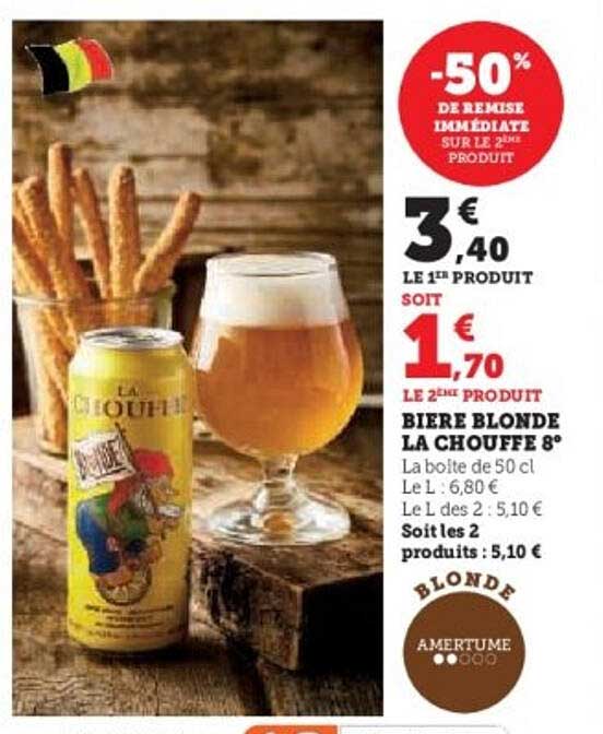 BIERE BLONDE LA CHOUFFE 8°