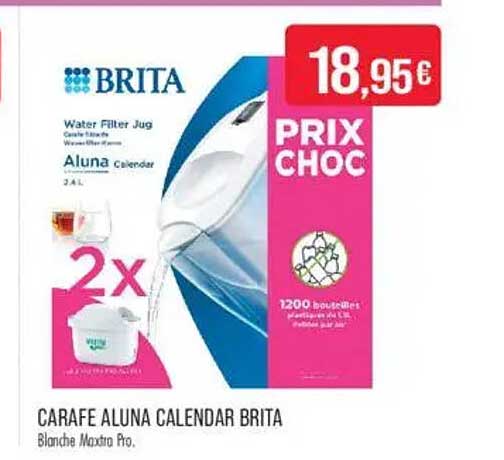 CARAFE ALUNA CALENDAR BRITA
