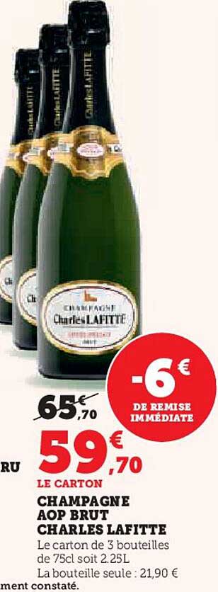 CHAMPAGNE AOP BRUT CHARLES LAFITTE