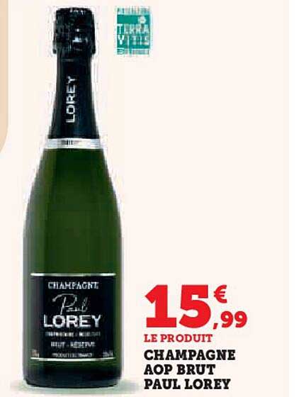 CHAMPAGNE AOP BRUT PAUL LOREY