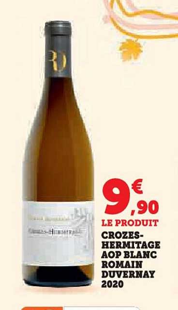 CROZES-HERMITAGE AOP BLANC ROMAIN DUVERNAY 2020