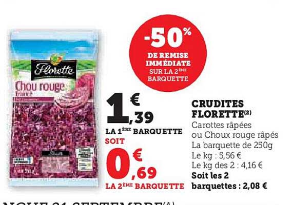 Crudités Florette