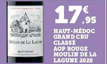 HAUT-MÉDOC GRAND CRU CLASSÉ AOP ROUGE MOULIN DE LA LAGUNE 2020