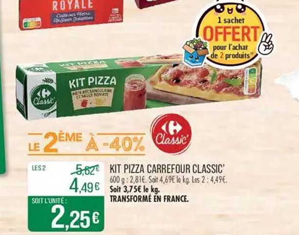 KIT PIZZA CARREFOUR CLASSIC'