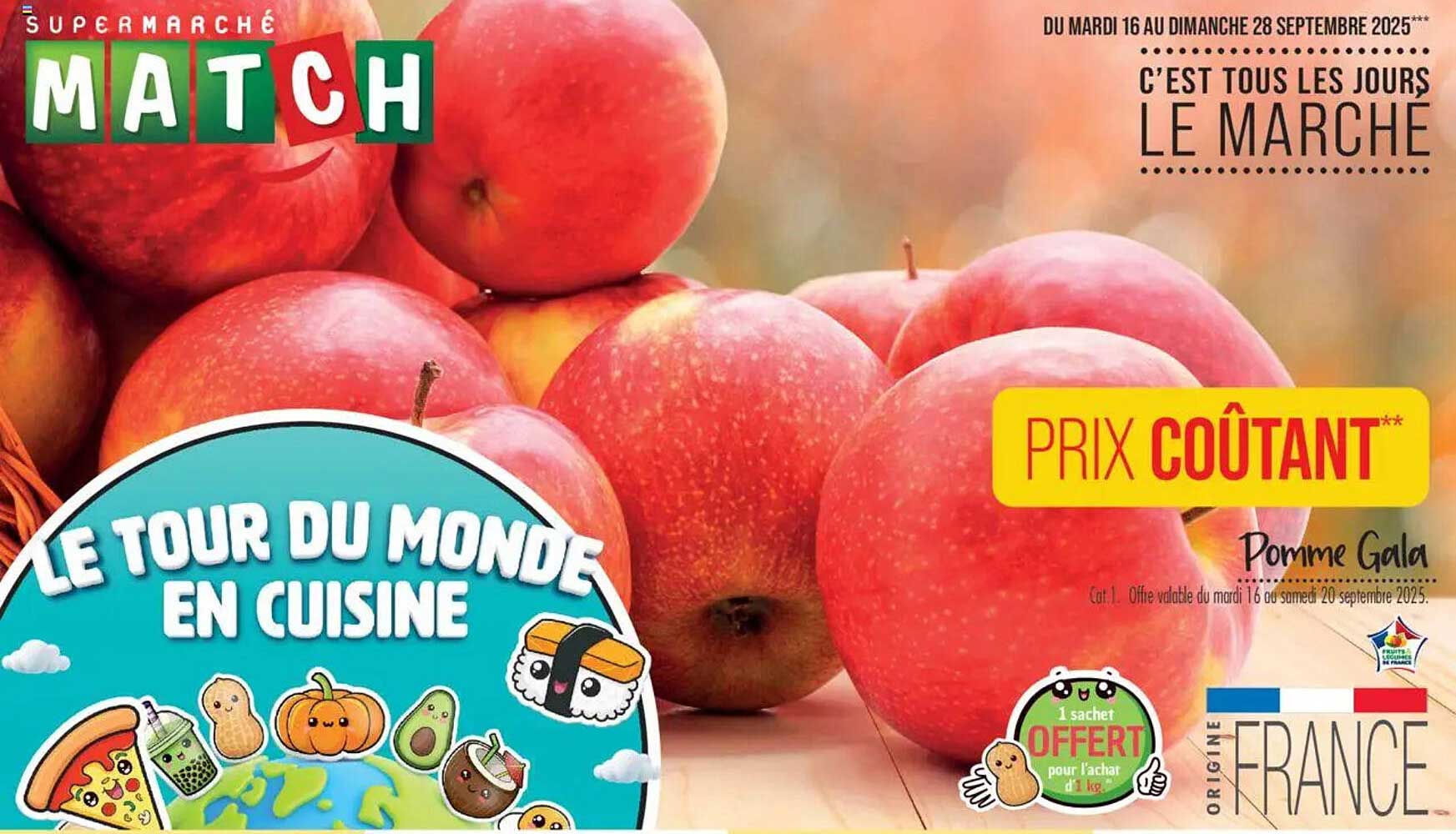 LE TOUR DU MONDE EN CUISINE - Pomme Gala