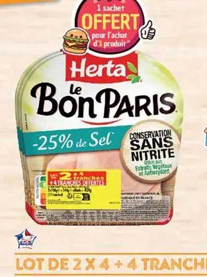 LOT DE 2 X 4 + 4 TRANCHES OFFERTES