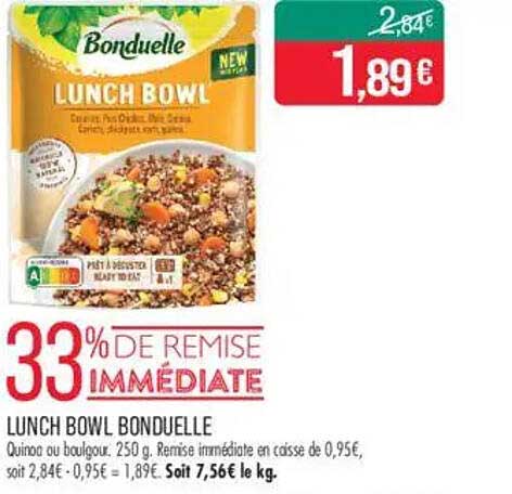 LUNCH BOWL BONDUELLE