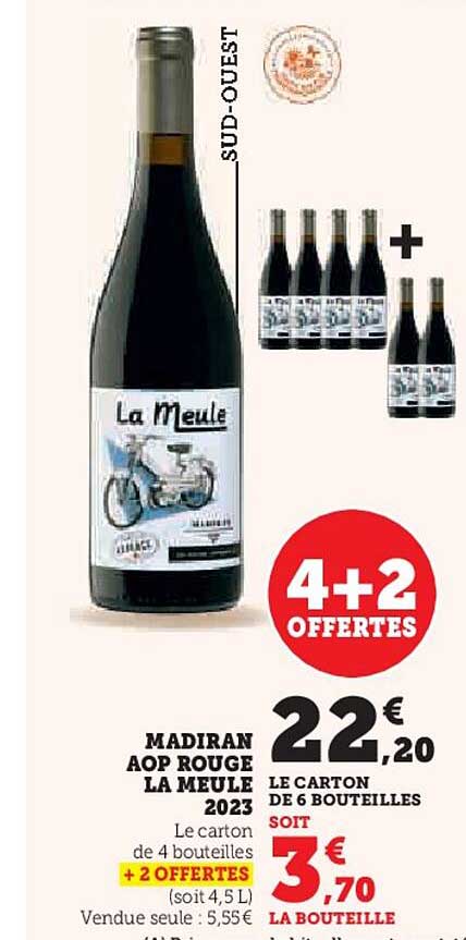 MADIRAN AOP ROUGE LA MEULE 2023