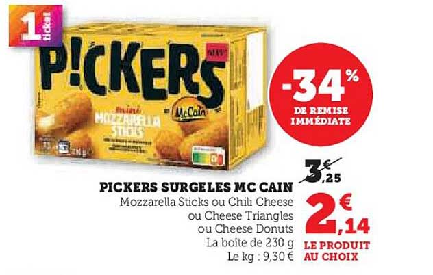 PICKERS SURGELES MC CAIN