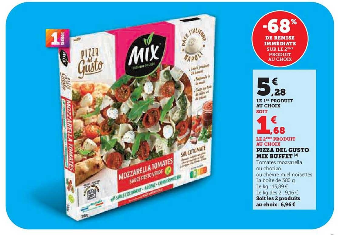 PIZZA DEL GUSTO MIX BUFFET