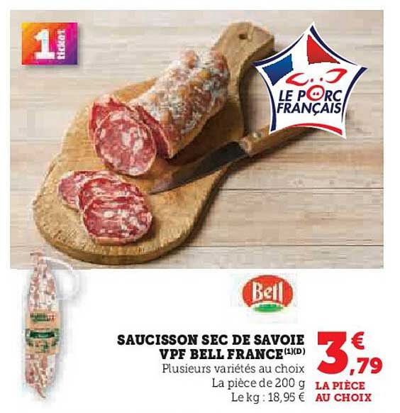 SAUCISSON SEC DE SAVOIE VPF BELL FRANCE
