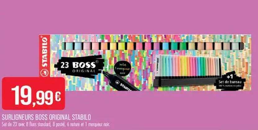 SURLIGNEURS BOSS ORIGINAL STABILO
