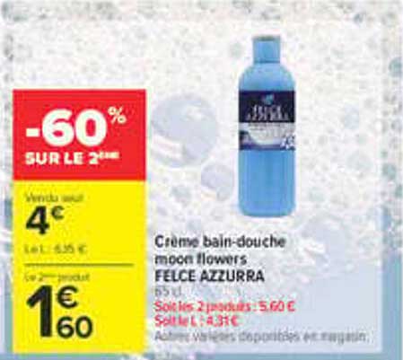 -60% SUR LE 2ÈME