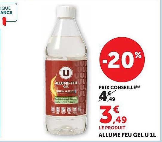 ALLUME FEU GEL U 1L