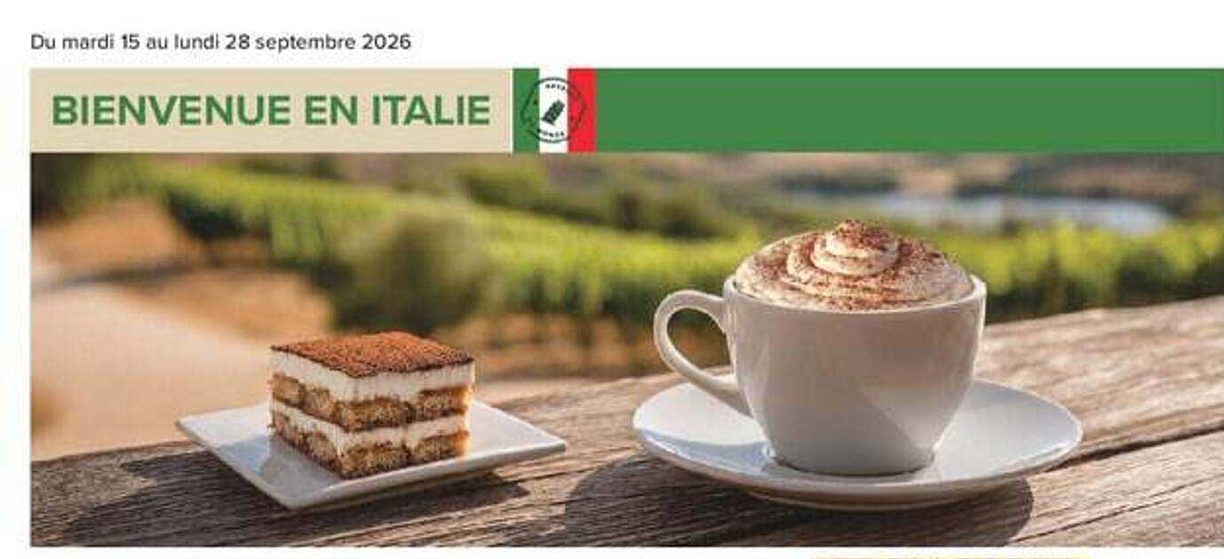 BIENVENUE EN ITALIE