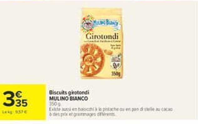 Biscuits girotondi MULINO BIANCO 350 g