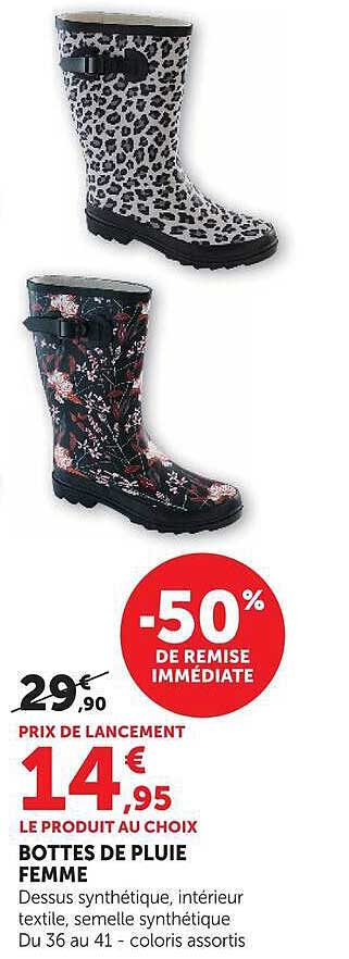 BOTTES DE PLUIE FEMME