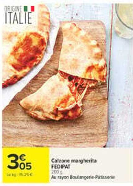 Calzone margherita FEDIPA