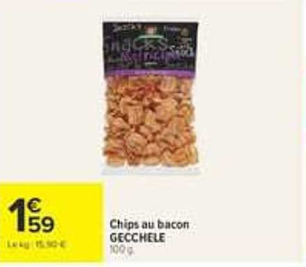 Chips au bacon GECHELE 100 g