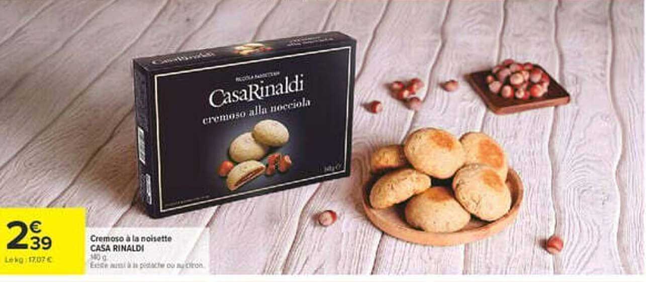 Cremoso à la noisette CASA RINALDI