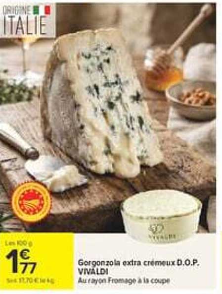 Gorgonzola extra crémeux D.O.P. VIVALDI