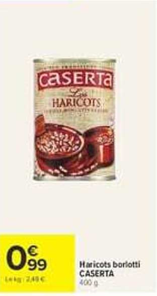 Haricots borlotti CASERTA 400 g