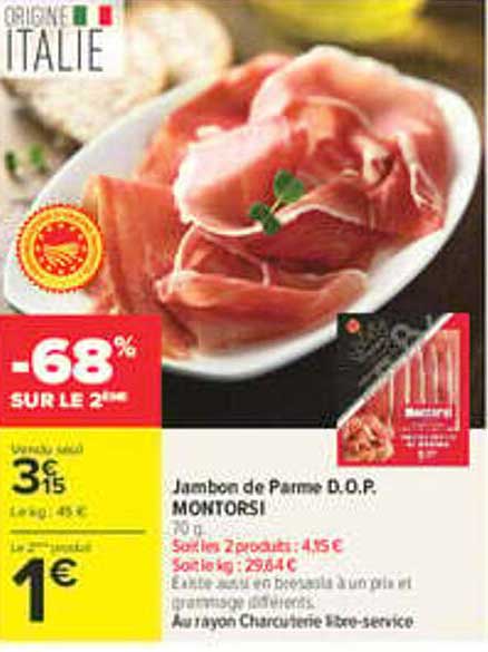 Jambon de Parme D.O.P. MONTORSI
