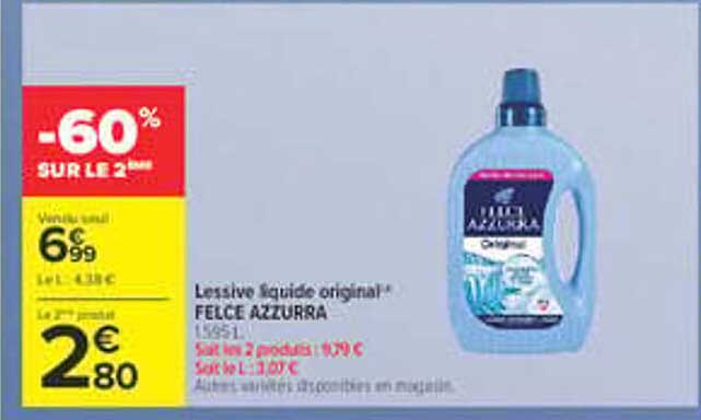 Lessive liquide original* FELCE AZZURRA