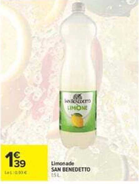 Limonade SAN BENEDETTO 1,5 L