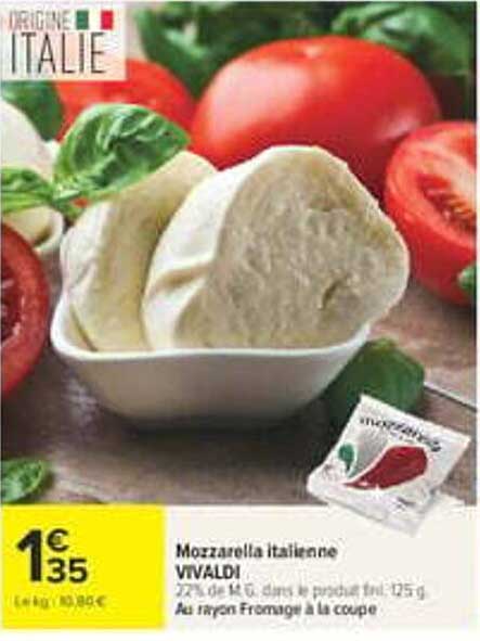 Mozzarella italienne VIVALDI