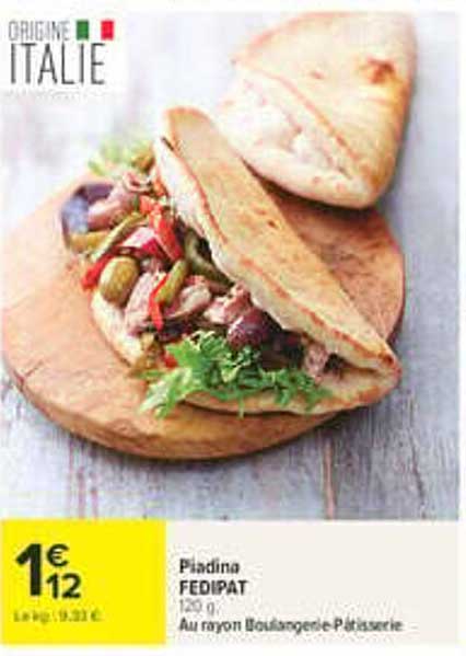 Piadina FEDIPAT 120 g