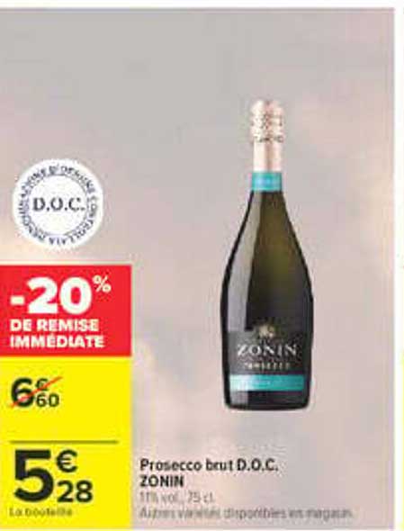 Prosecco brut D.O.C. ZONIN