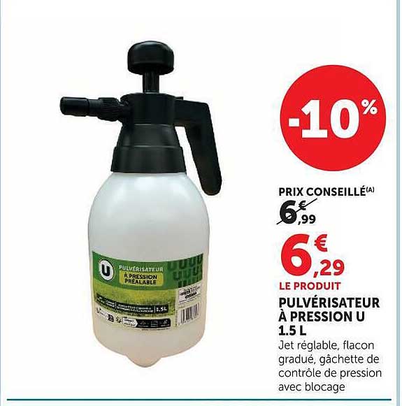 PULVÉRISATEUR À PRESSION U 1.5 L
