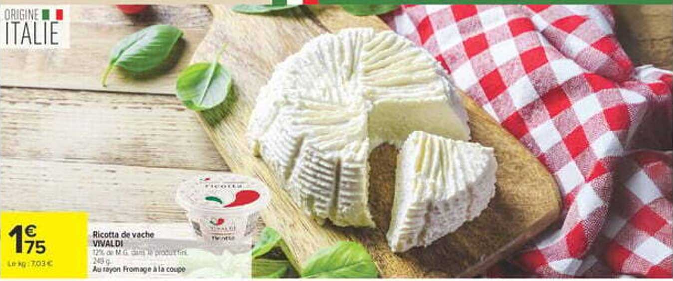 Ricotta de vache VIVALDI