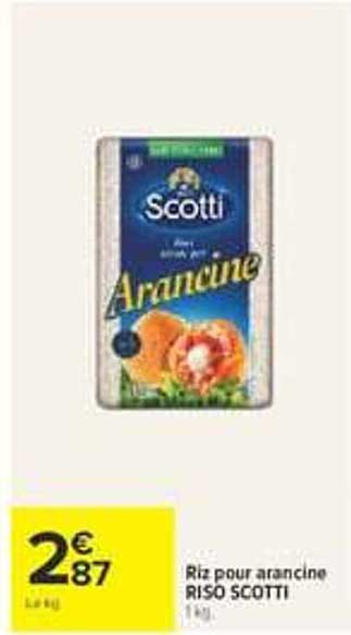 Riz pour arancine RISO SCOTTI 1 kg