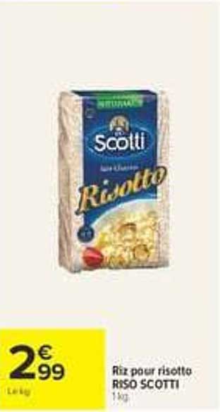 Riz pour risotto RISO SCOTTI