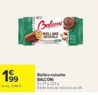 Rollino noisette BALCONI