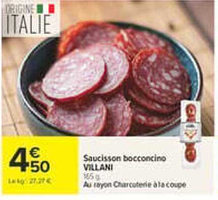 Saucisson bocconcino VILLANI