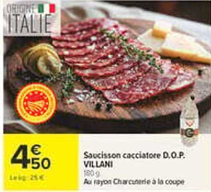 Saucisson cacciatore D.O.P. VILLANI