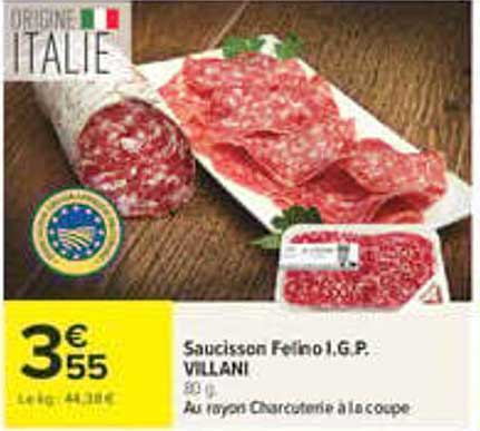 Saucisson Felino I.G.P. VILLANI