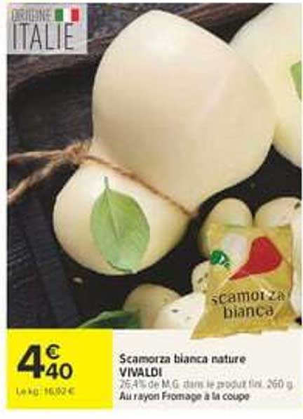 Scamorza bianca nature VIVALDI