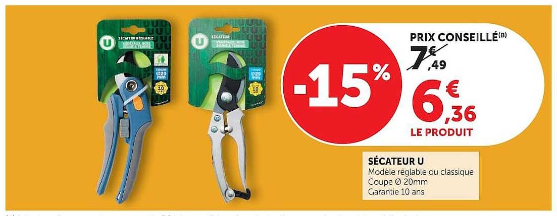 SÉCATEUR U