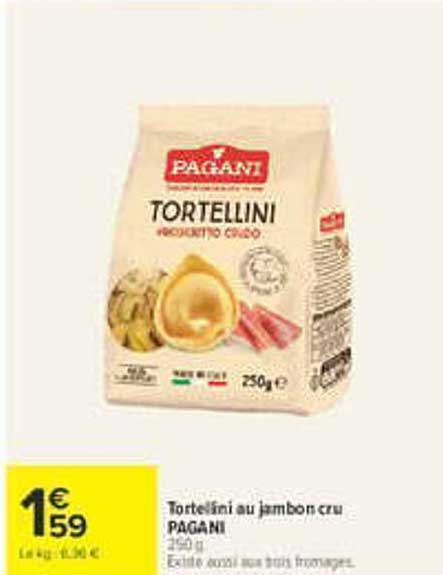 Tortellini au jambon cru PAGANI