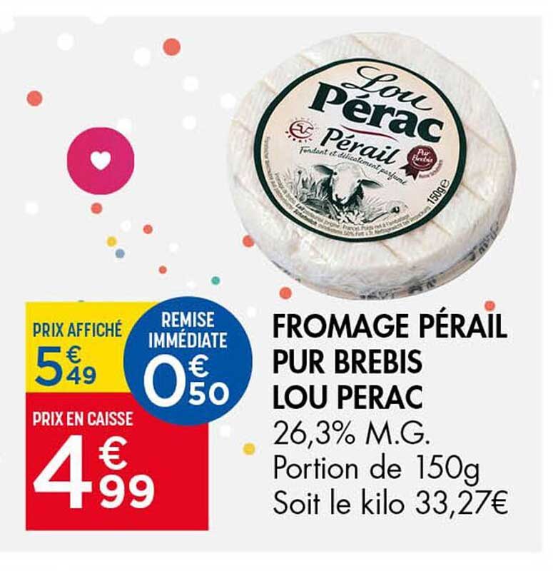 FROMAGE PÉRAIL PUR BREBIS LOU PERAC